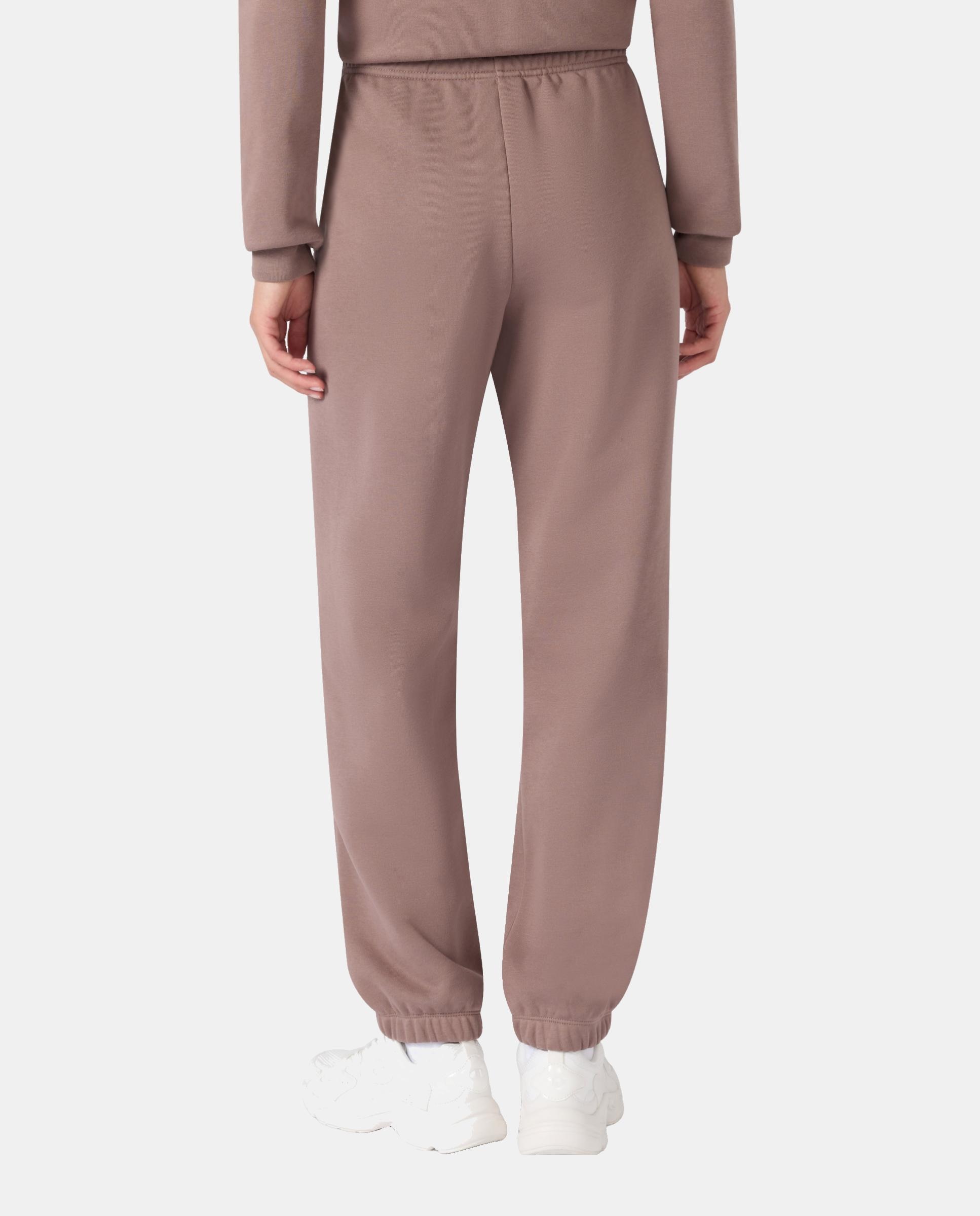 Calças Casual Elastic Cuff Pants Castanho-2