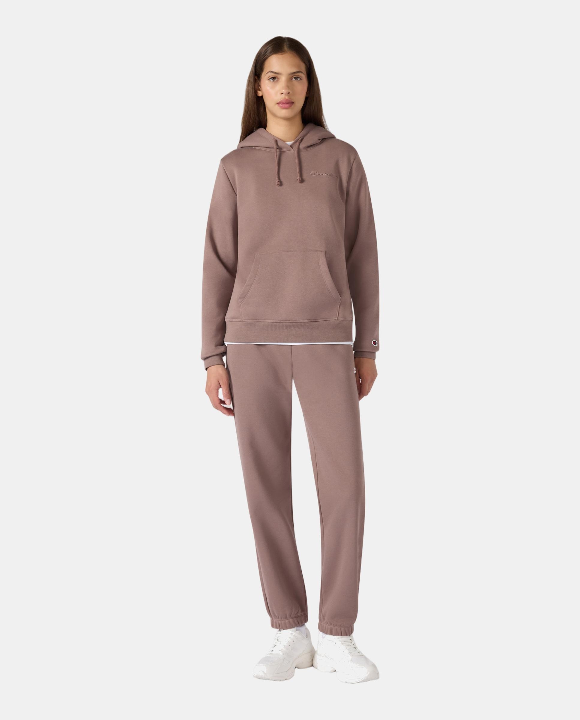 Calças Casual Elastic Cuff Pants Castanho-3