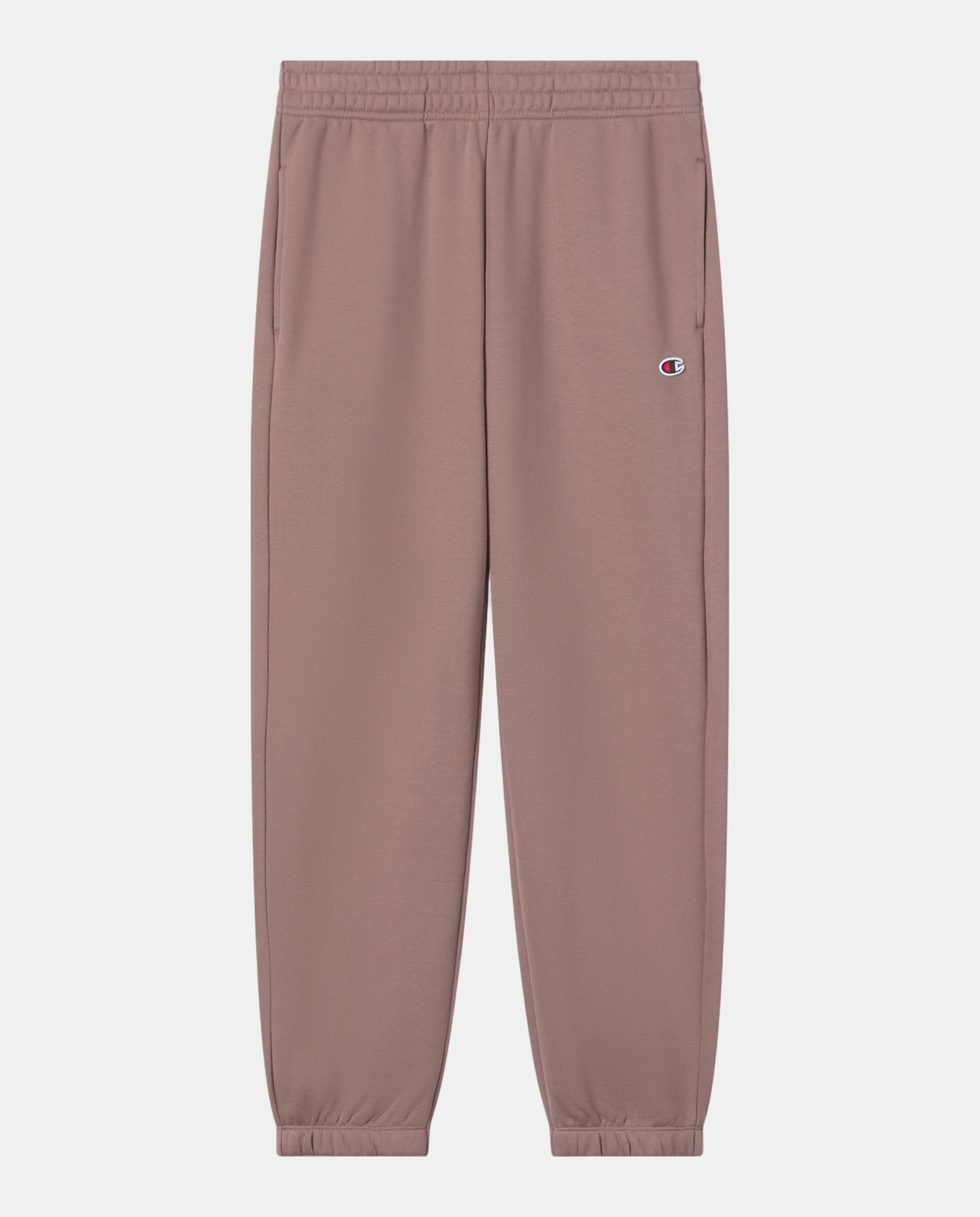 Calças Casual Elastic Cuff Pants Castanho-5