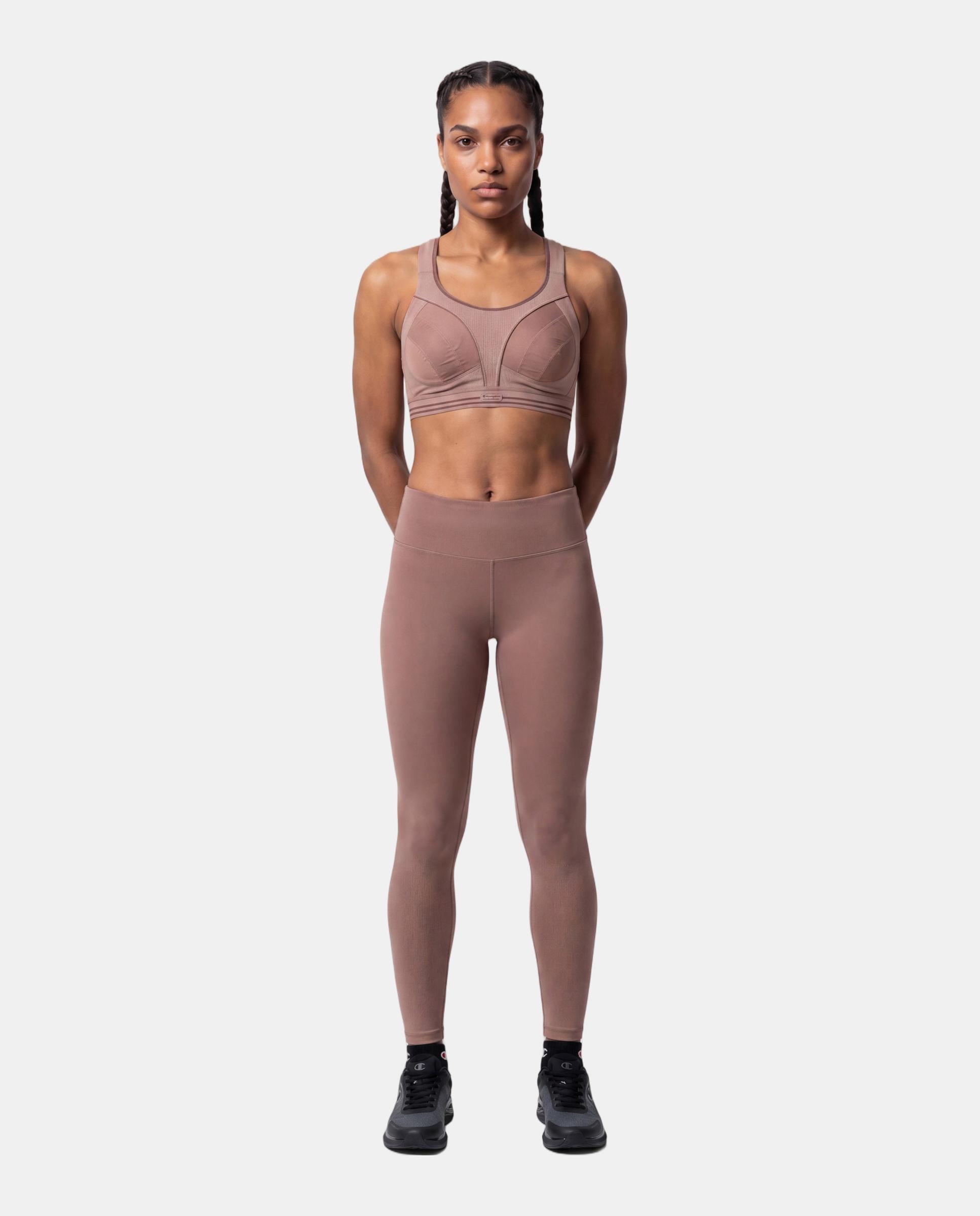 Leggings Casual de Mulher Castanho-5