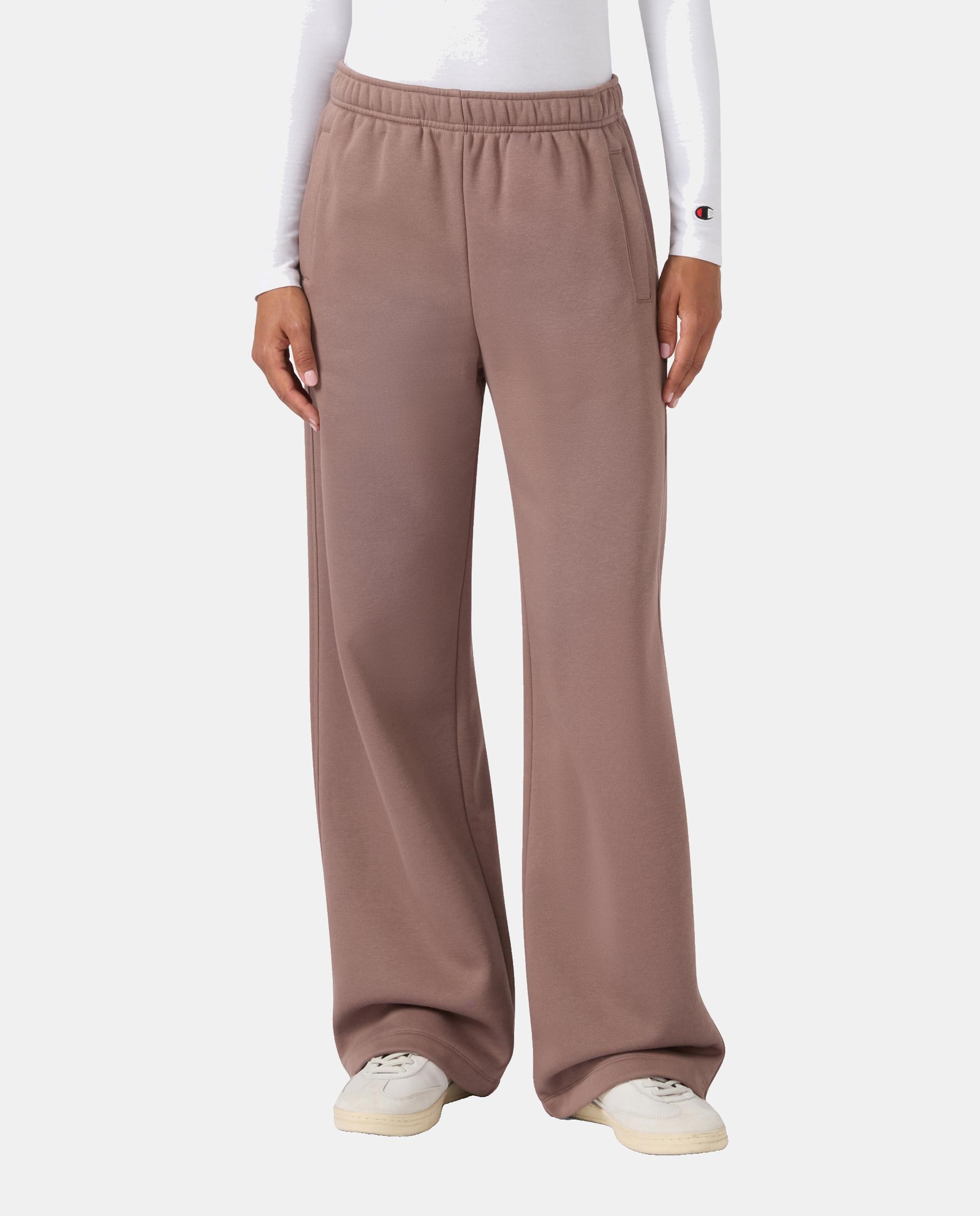Imagen 0 de Pantalones Casual de Mujer Wide Leg Pants CHAMPION Marrón