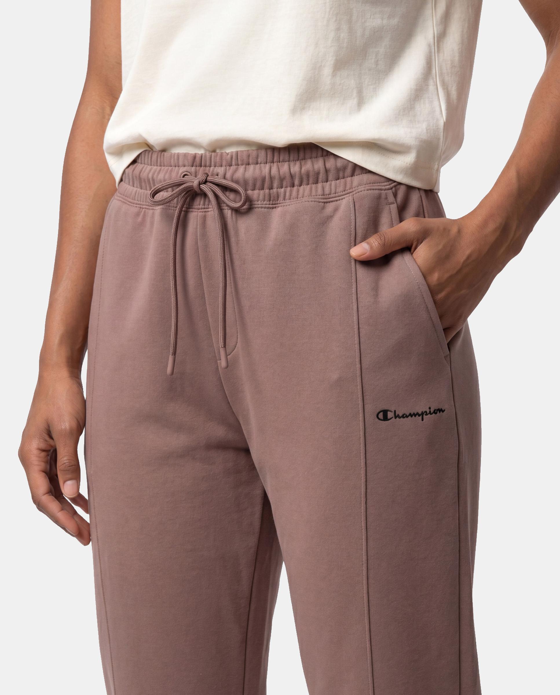 Pantalones Casual de Mujer Straight Hem Pants CHAMPION - Marrón Marrón-2