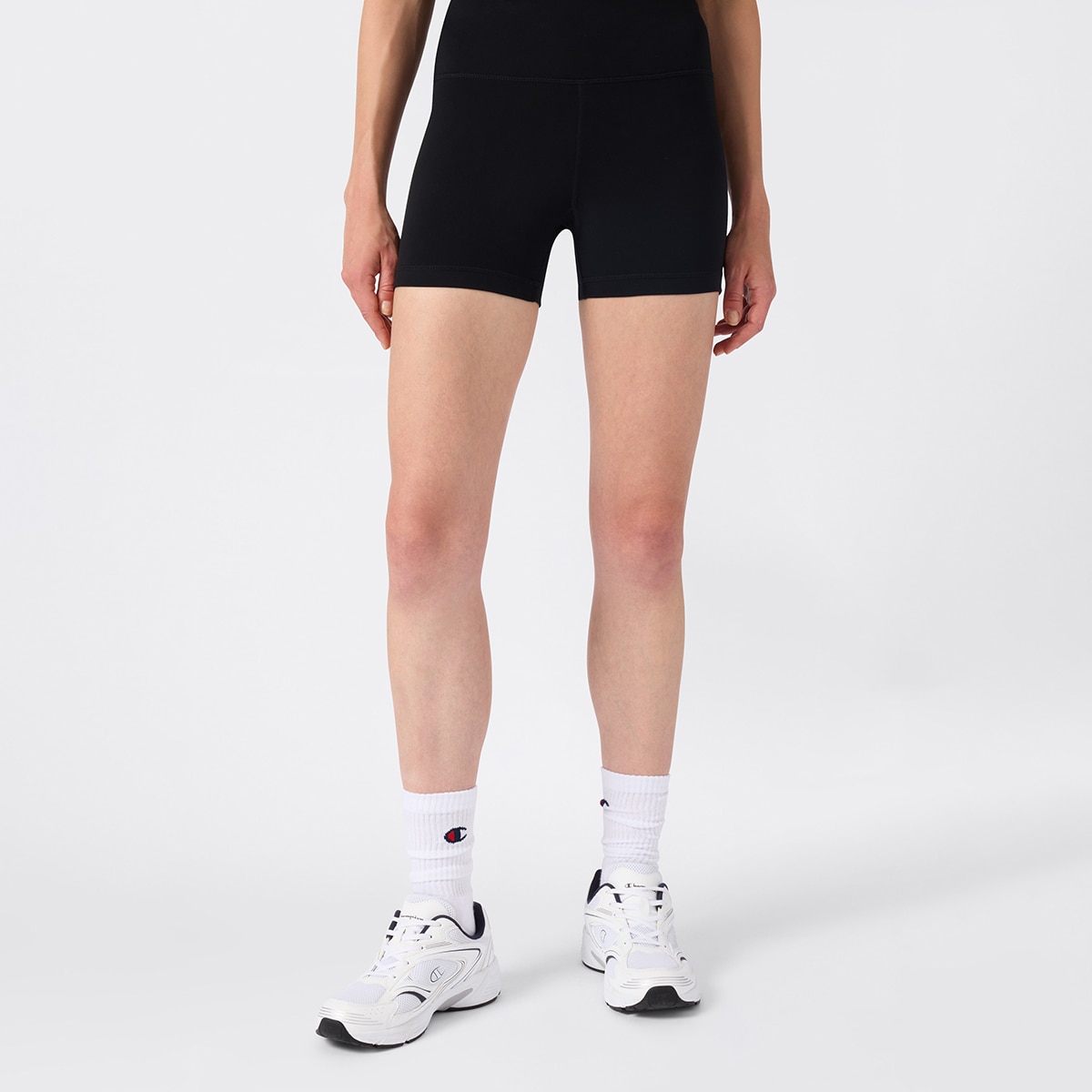 Calções de Mulher Preto-1