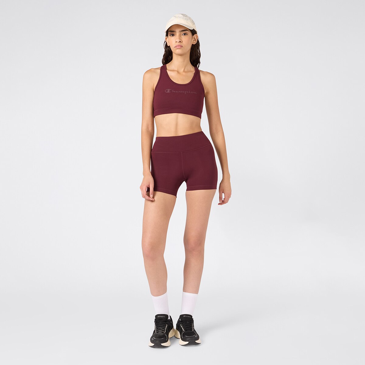 Calções de Mulher Preto-3