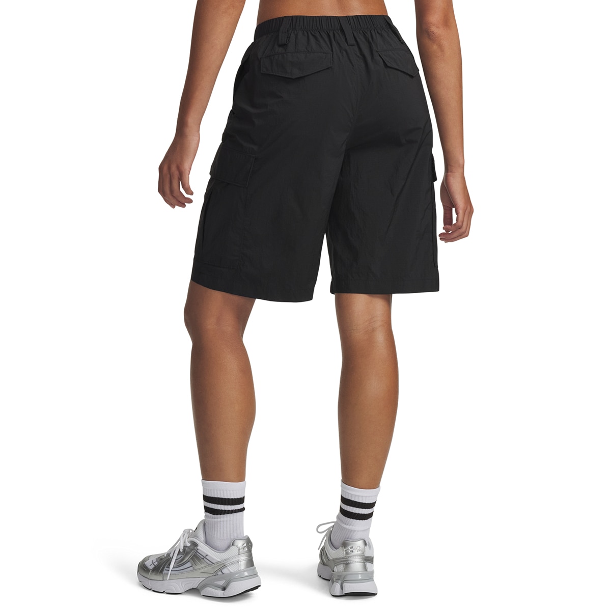 Calções de Mulher Casual Unstoppable Cargo Short Preto-2