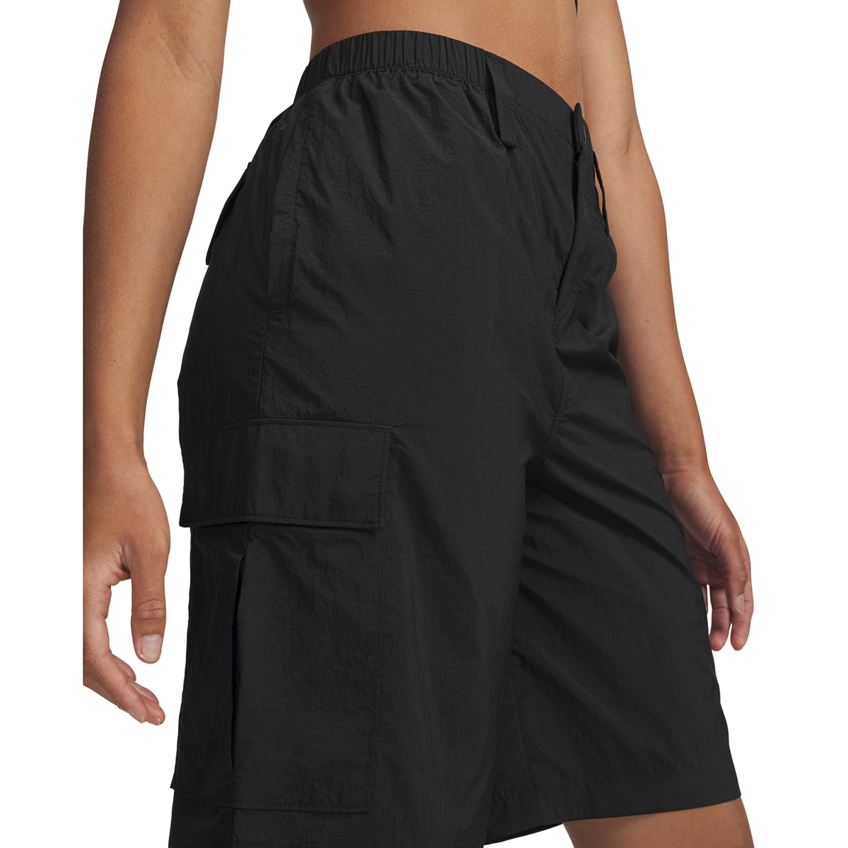 Calções de Mulher Casual Unstoppable Cargo Short Preto-4