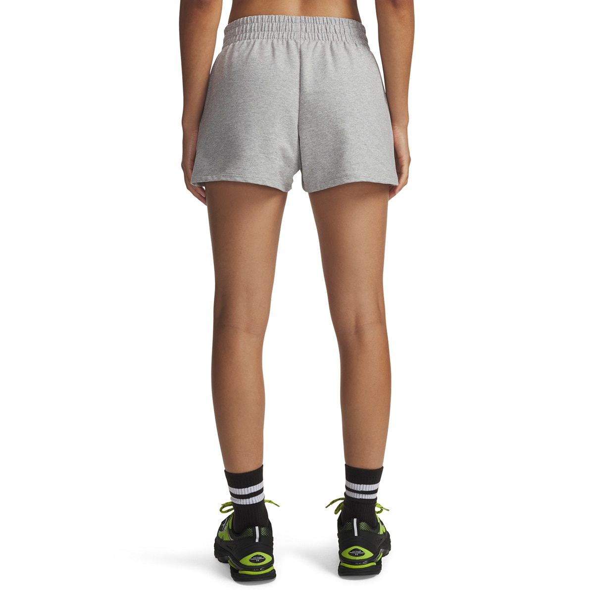 Calções Casual de Mulher UA Sport Terry Short Cinzento-jaspeado-2