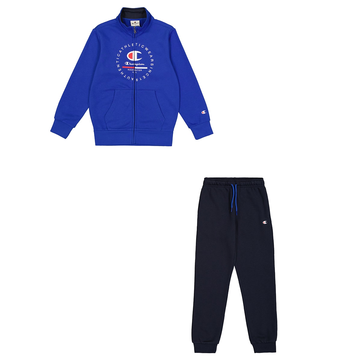 Fato de Treino de Menino Azul-médio-1