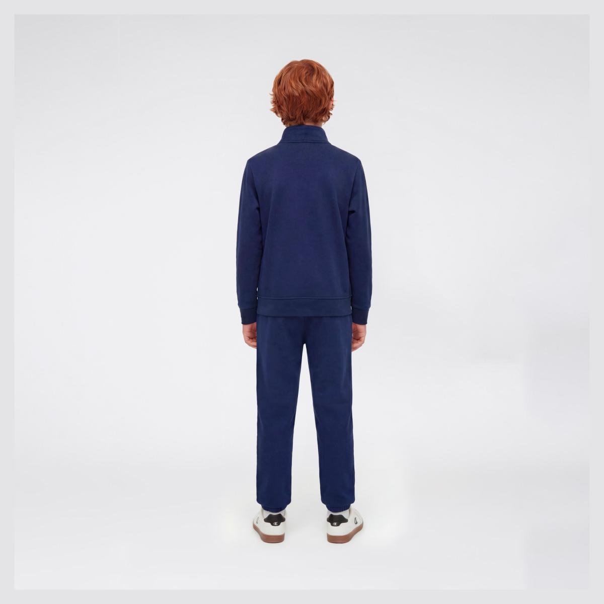 Sweatshirt de Criança Hooded Full Zip Suit Azul-2
