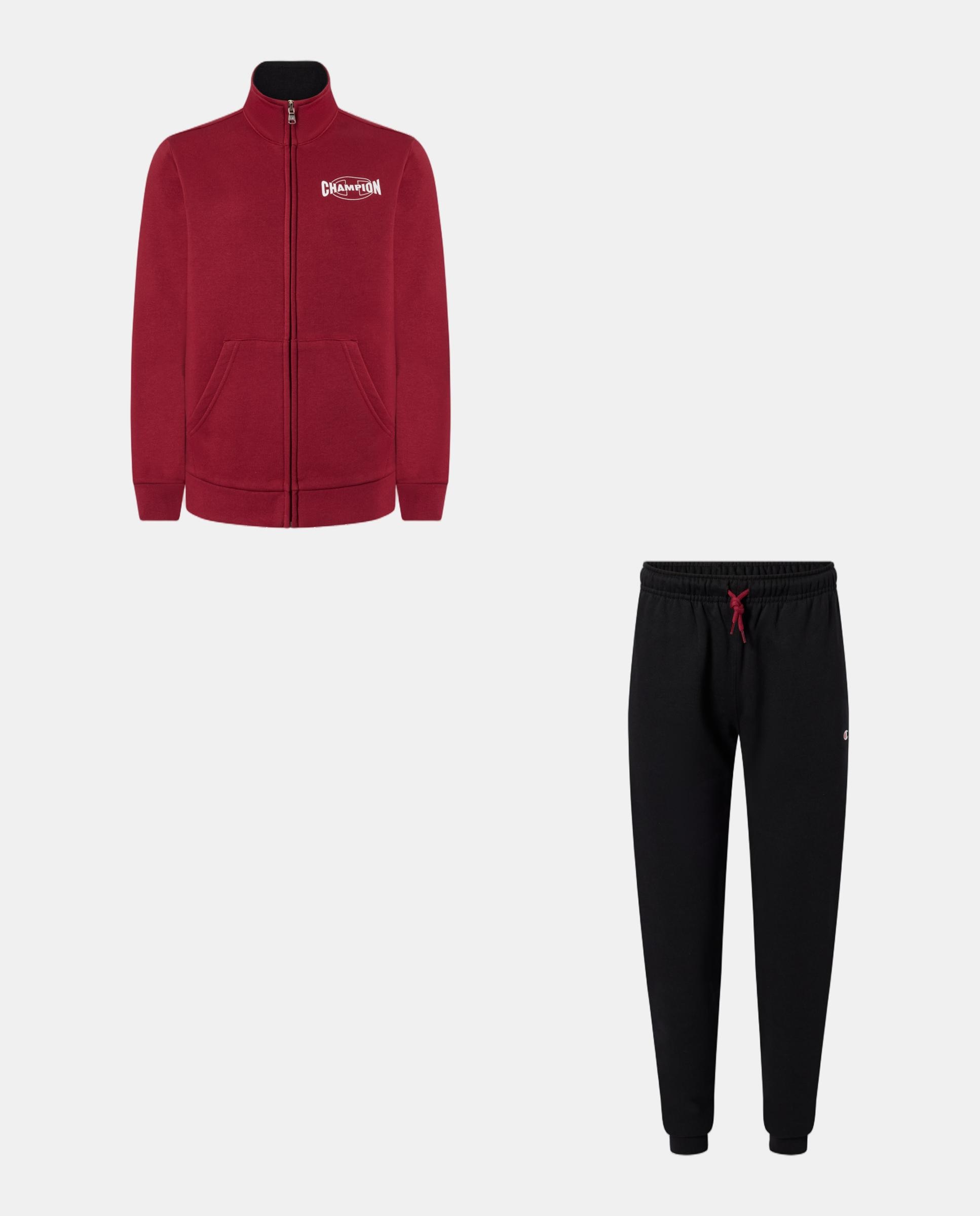 Fato-de-treino Casual de Criança Sweatsuit Vermelho-4