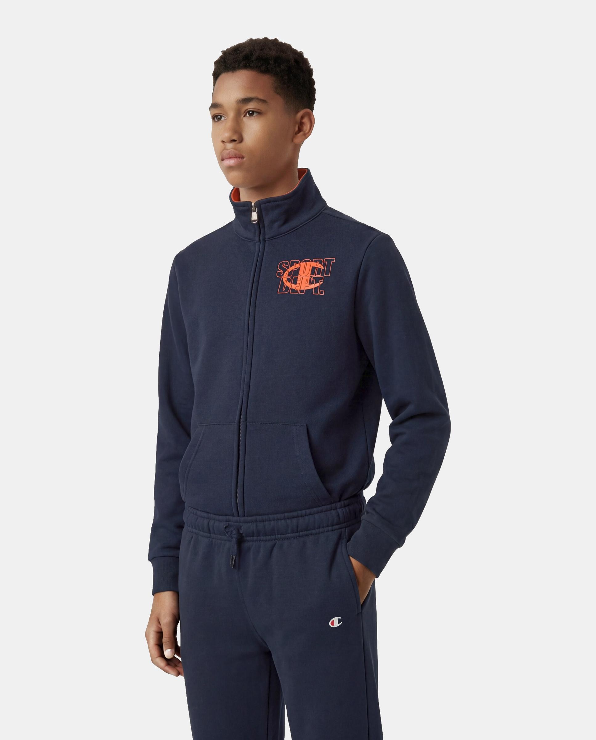 Fato-de-treino Casual de Criança Sweatsuit Azul-3
