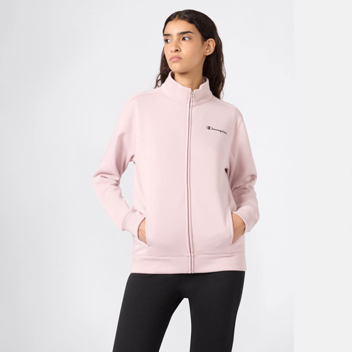 Fato de Treino de Mulher em Algodão Preto-2