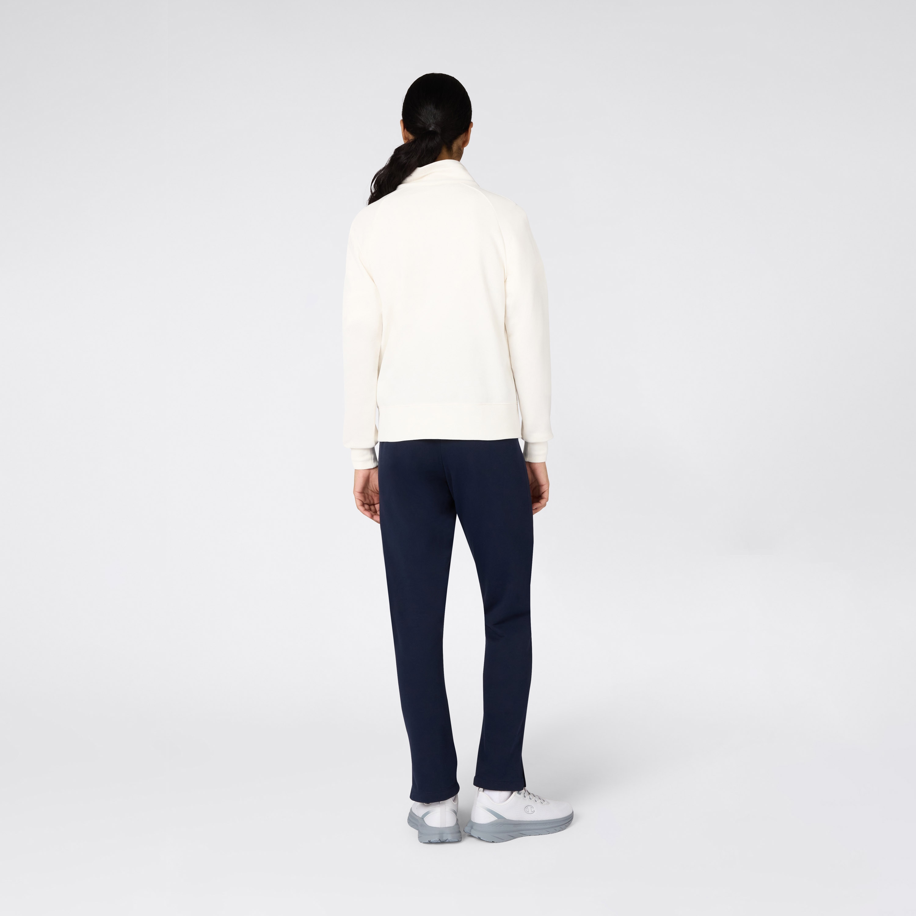 Fato de Treino de Mulher Full Zip Suit Cinzento-2
