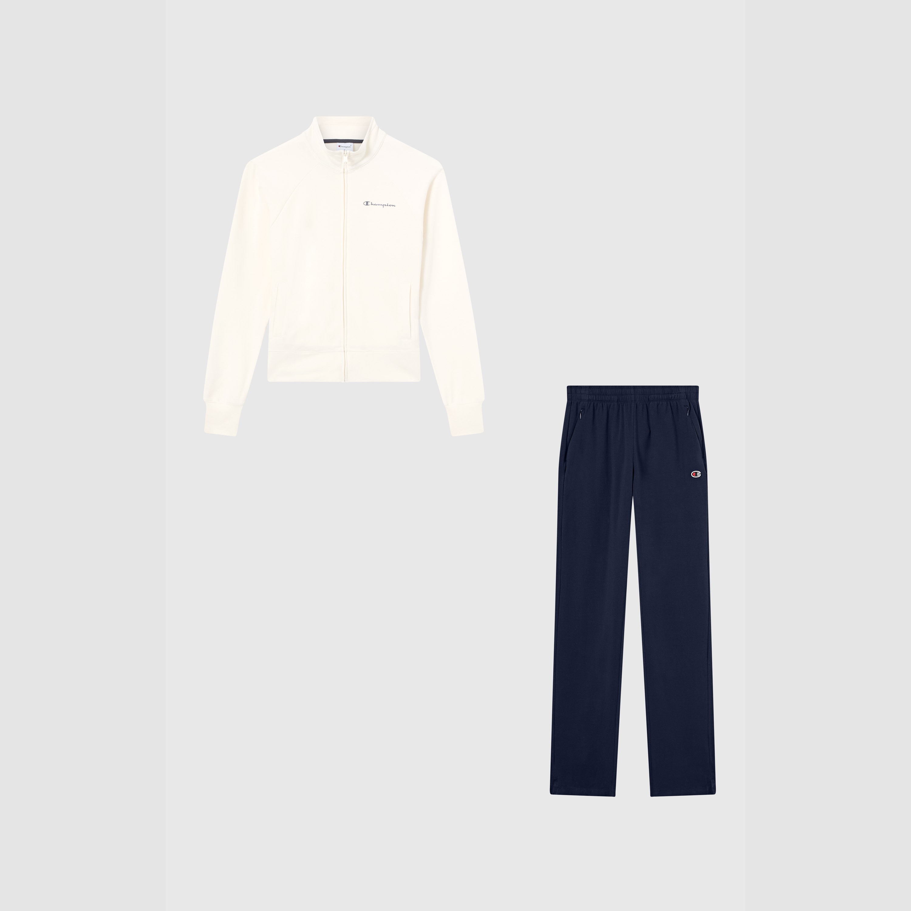 Fato de Treino de Mulher Full Zip Suit Cinzento-5