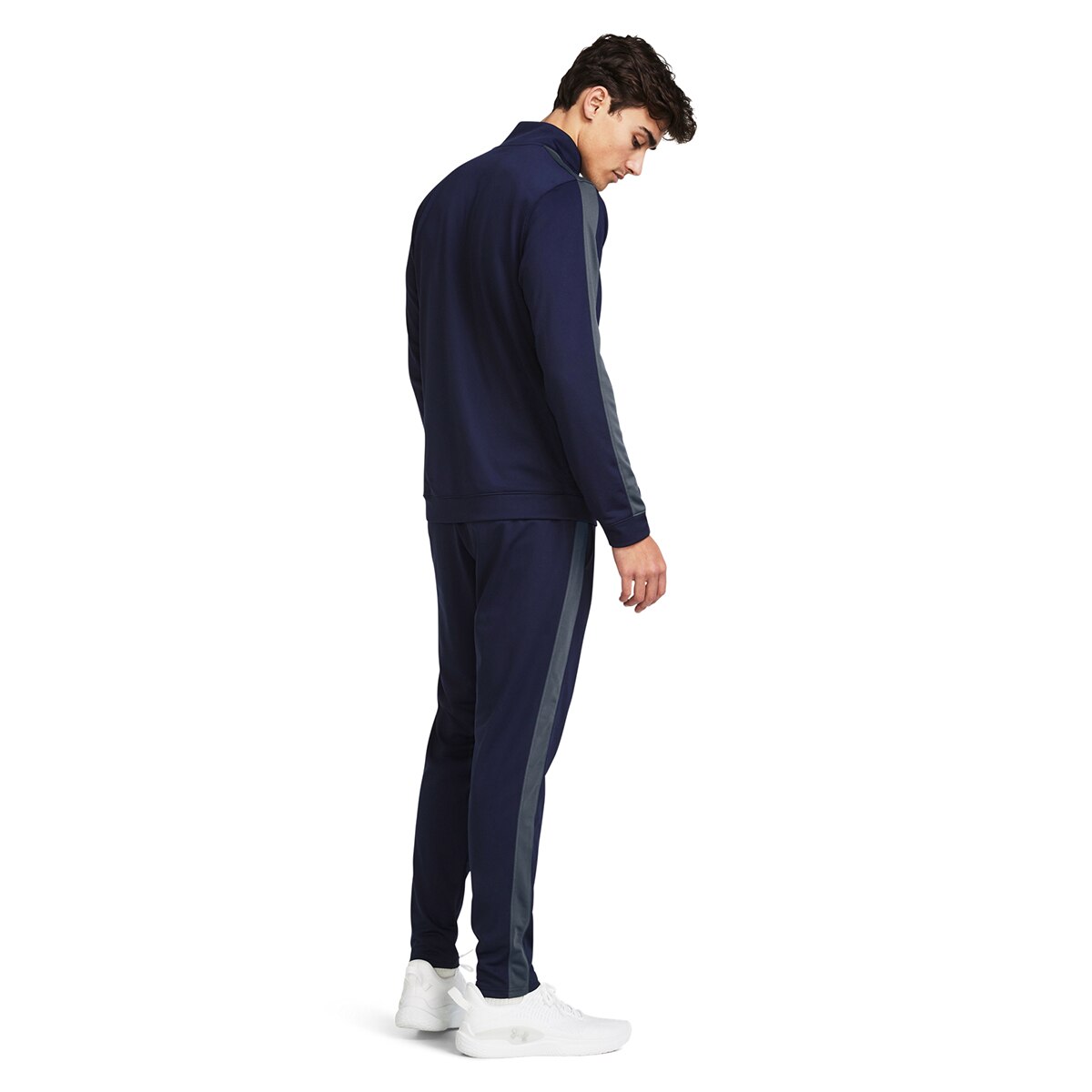 Fato de Treino de Homem UA Rival Knit Track Suit Azul-noite-2