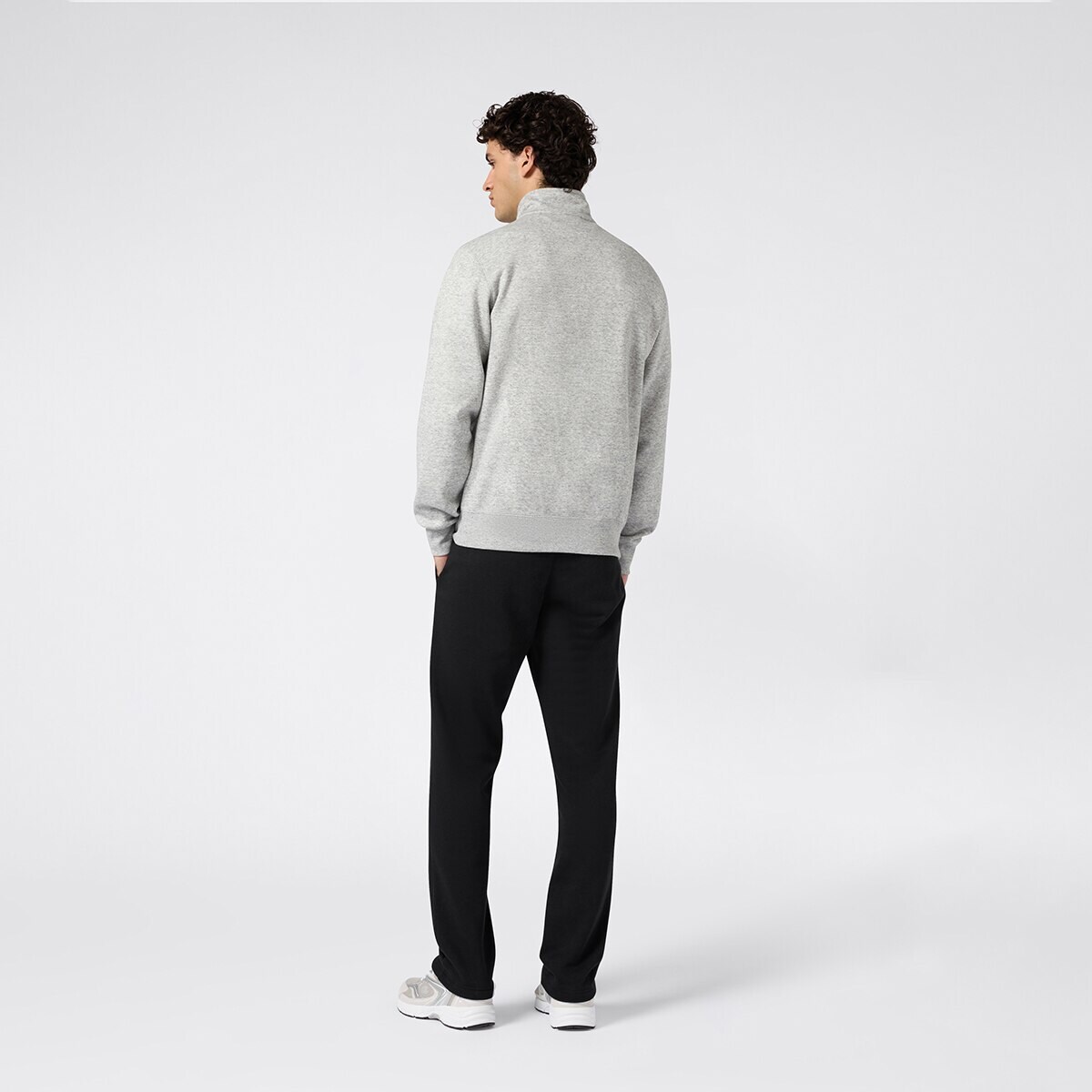 Fato de Treino de Algodão de Homem Azul-marinho-2