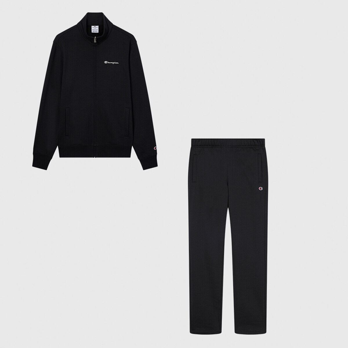 Fato de Treino de Algodão de Homem Azul-marinho-3