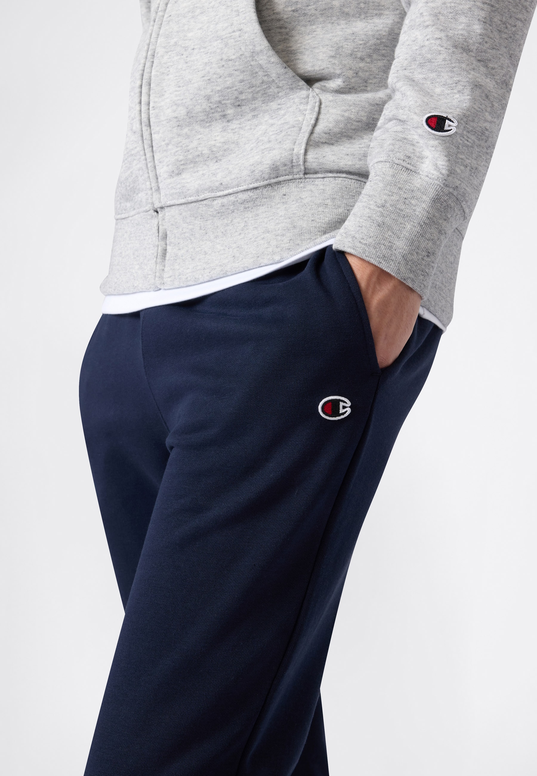 Fato de Treino de Homem Hooded Full Zip Suit Cinzento-4