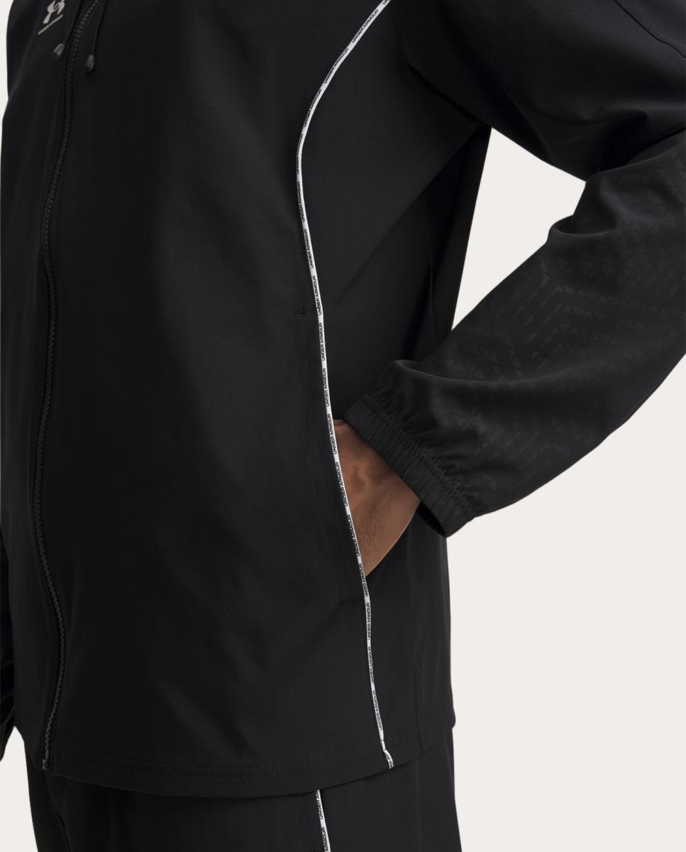 Fato de Treino de Homem UA M Challenger Pro Tracksuit Preto / Branco-3