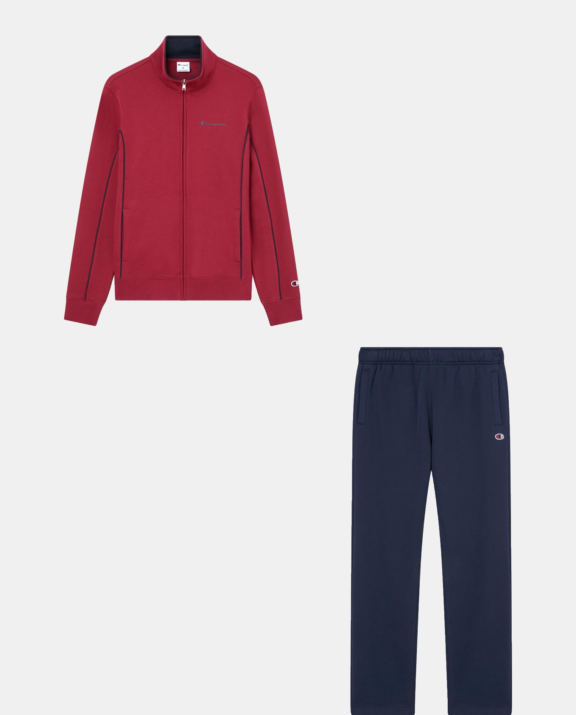 Chándal Casual de Hombre Sweatsuit CHAMPION - Rojo Rojo-3