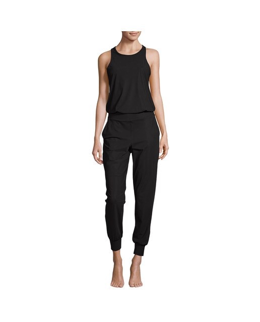 Macacão de mulher Weekend Jumpsuit Racerback Casall Preto-1