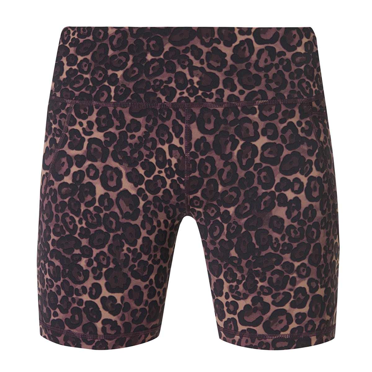 Leggings Tipo Calções de Mulher Power 6" Biker Shorts Castanho-8