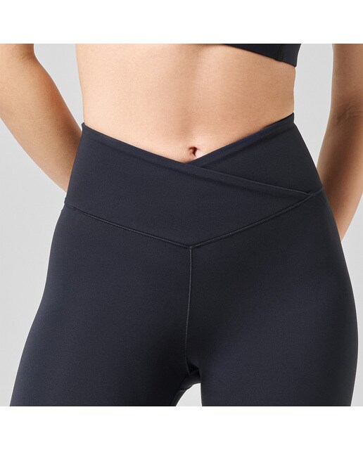 Leggings de Mulher Overlap High Waist Casall Preto-3