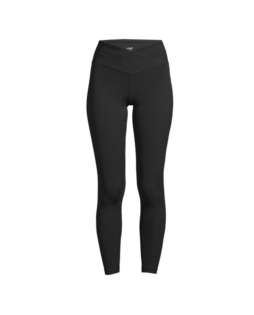 Leggings de Mulher Overlap High Waist Casall Preto-5