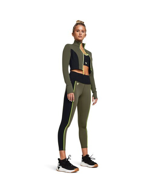 Leggings de mulher Project Rock Verde-4