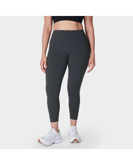 Leggings de Mulher Power 7/8 Workout Cinzento-1