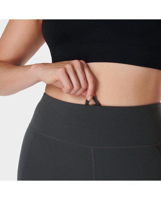 Leggings de Mulher Power 7/8 Workout Cinzento-5