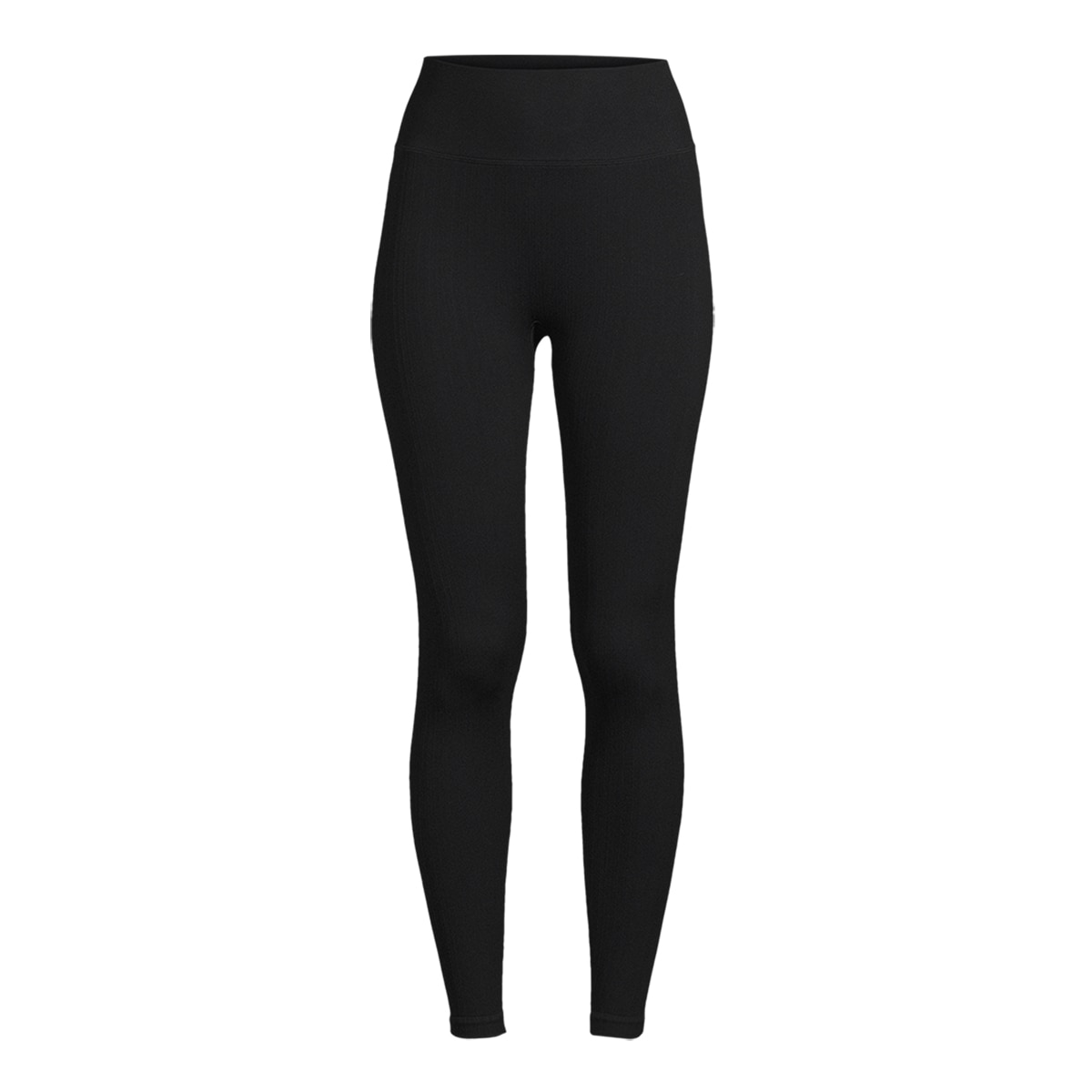 Leggings de Mulher Multi Rib Seamless High Waist Tights Preto-1