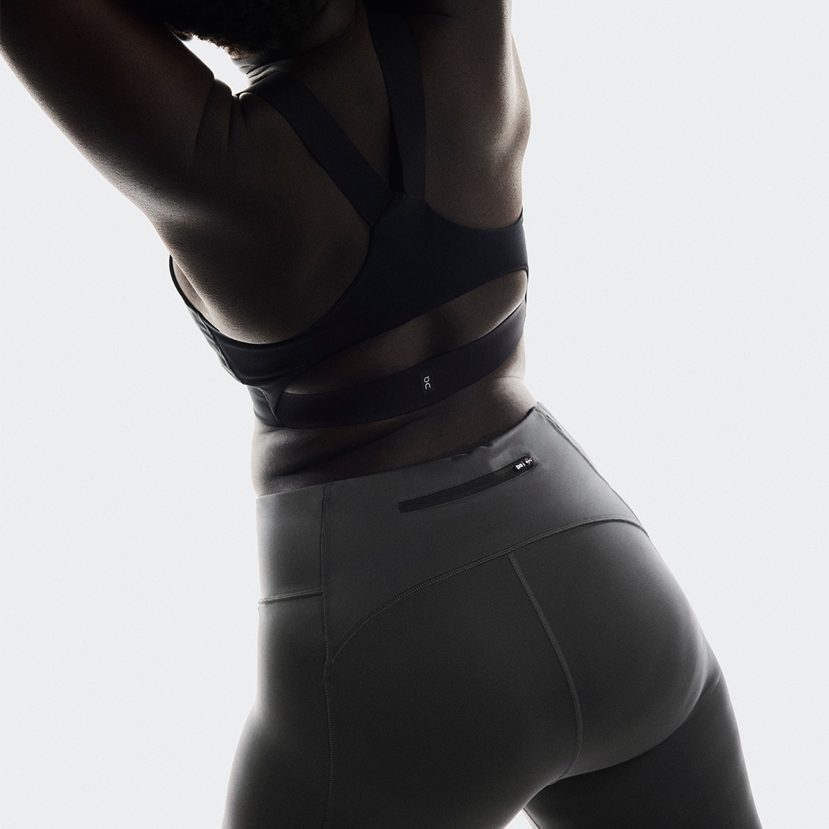 Mallas de mujer Performance Tights 7/8 On - Gris Gris-2