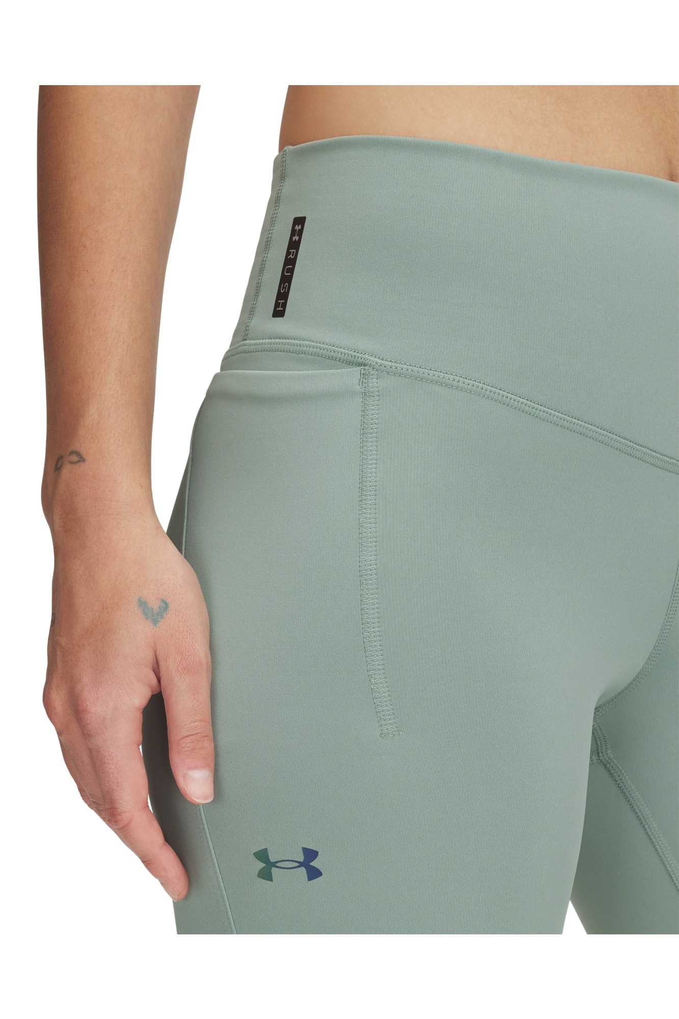 Leggings de Mulher Vanish Elite Vent Ankle Leg Verde-3