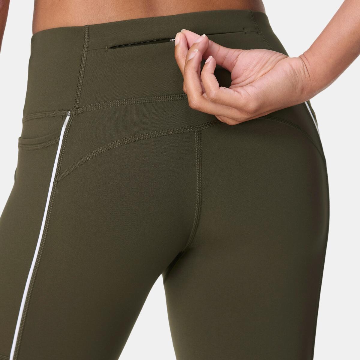 Leggings de Mulher Power 7/8 Piping Workout Verde-7