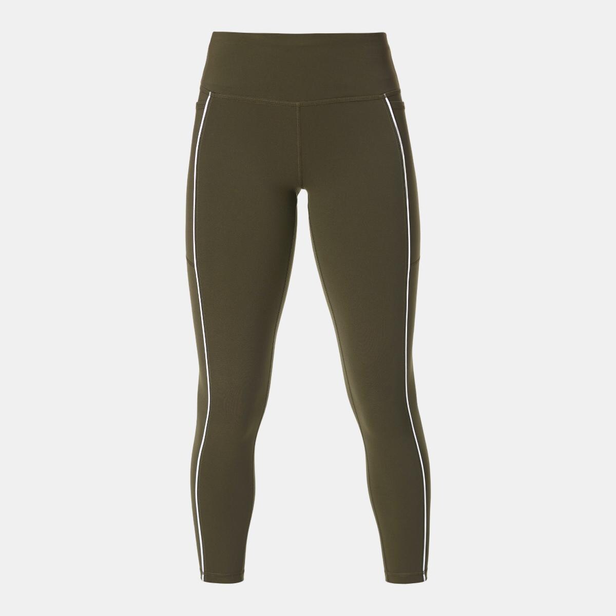 Leggings de Mulher Power 7/8 Piping Workout Verde-8