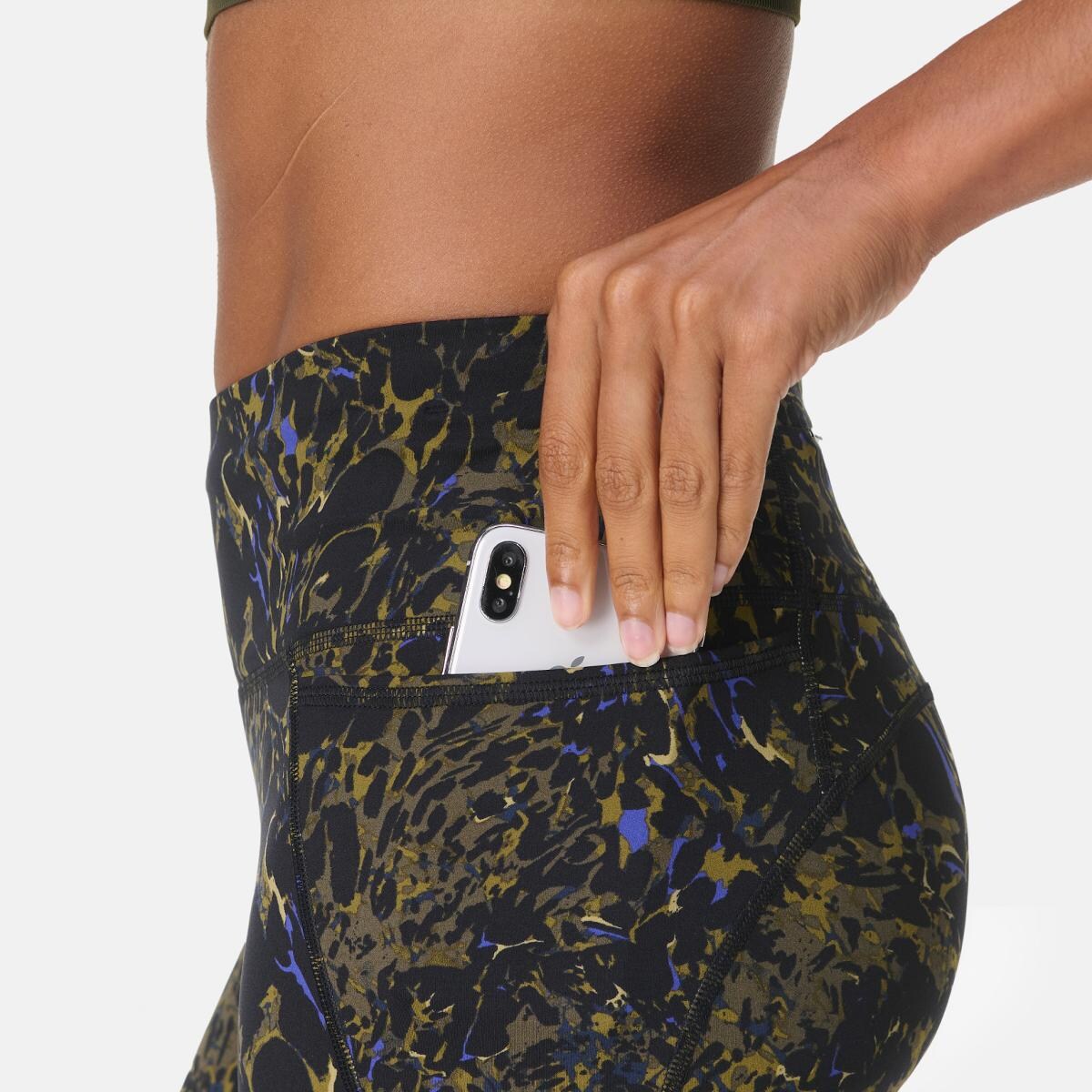 Leggings de mulher Power 7/8 Workout Leggings Sweaty Betty Verde-6