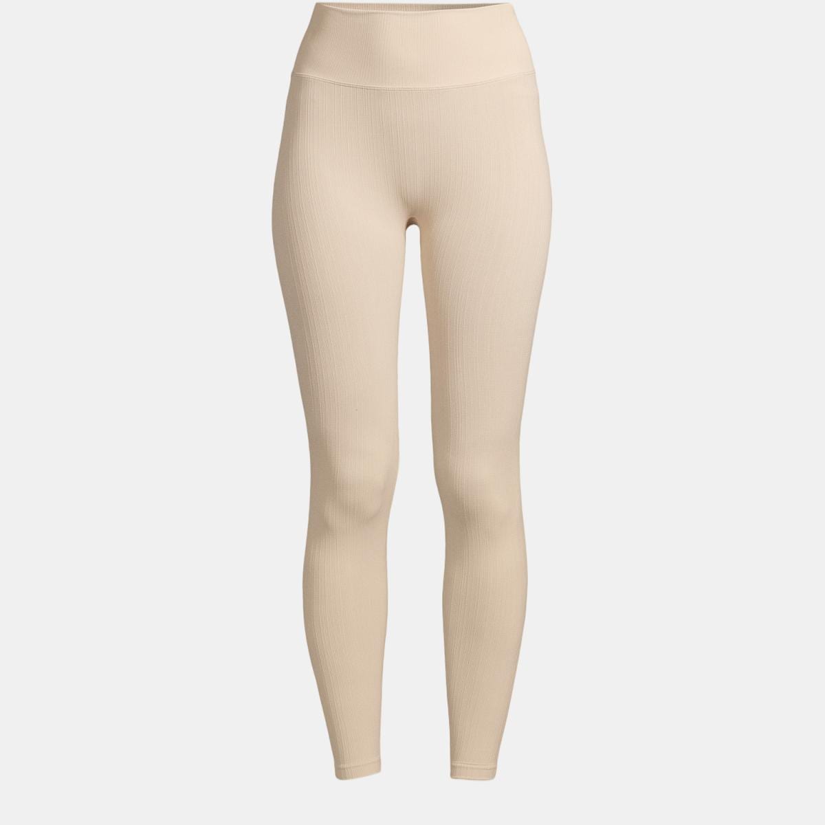 Leggings de Mulher Multi Rib Seamless High Waist Tights Natural-5