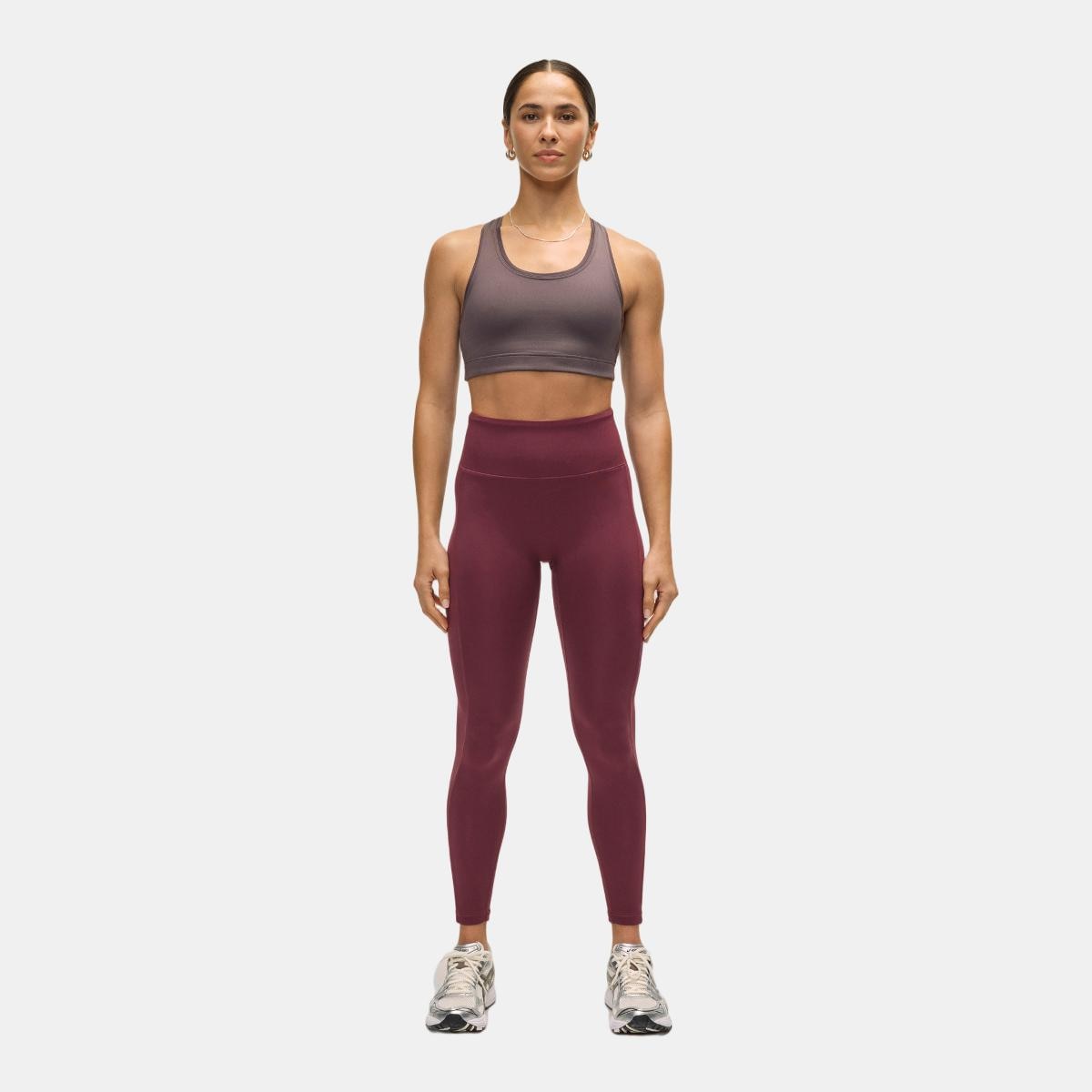 Leggings de Mulher Soft Touch High Waist Tights Vermelho-1