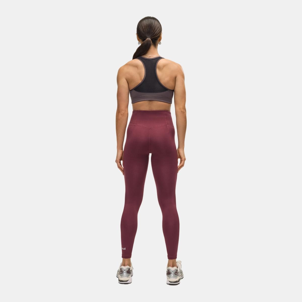 Leggings de Mulher Soft Touch High Waist Tights Vermelho-2