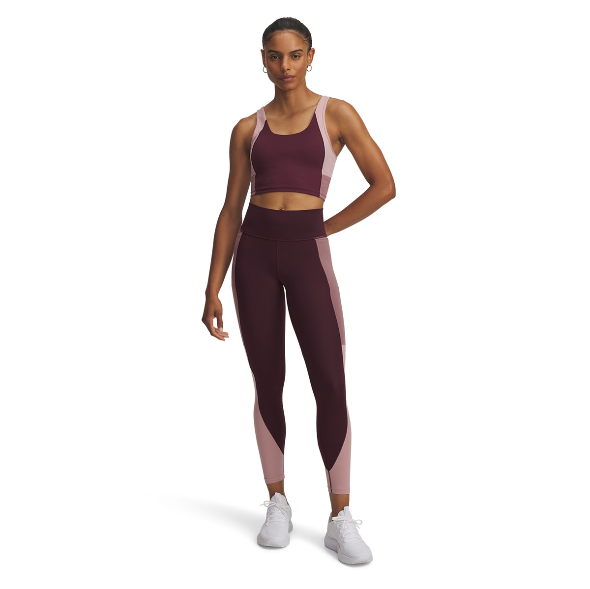 Leggings de Mulher Meridian Colorblock Ankle Lg Castanho-3