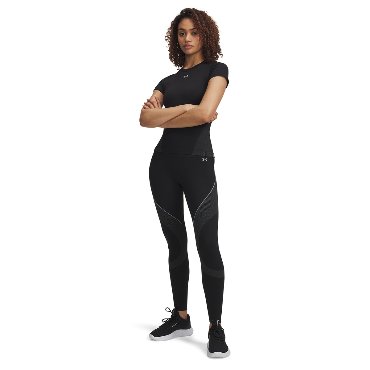 Leggings de Mulher UA Vanish Seamless Legging Preto-3
