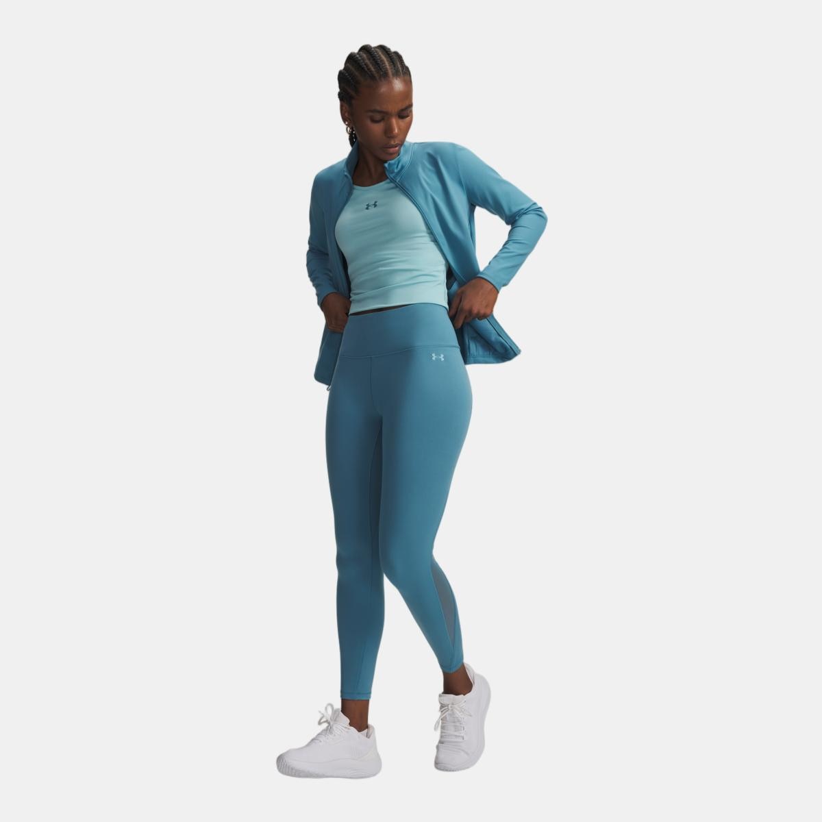 Leggings de Training Motion Mesh Ankle Legging Verde-3
