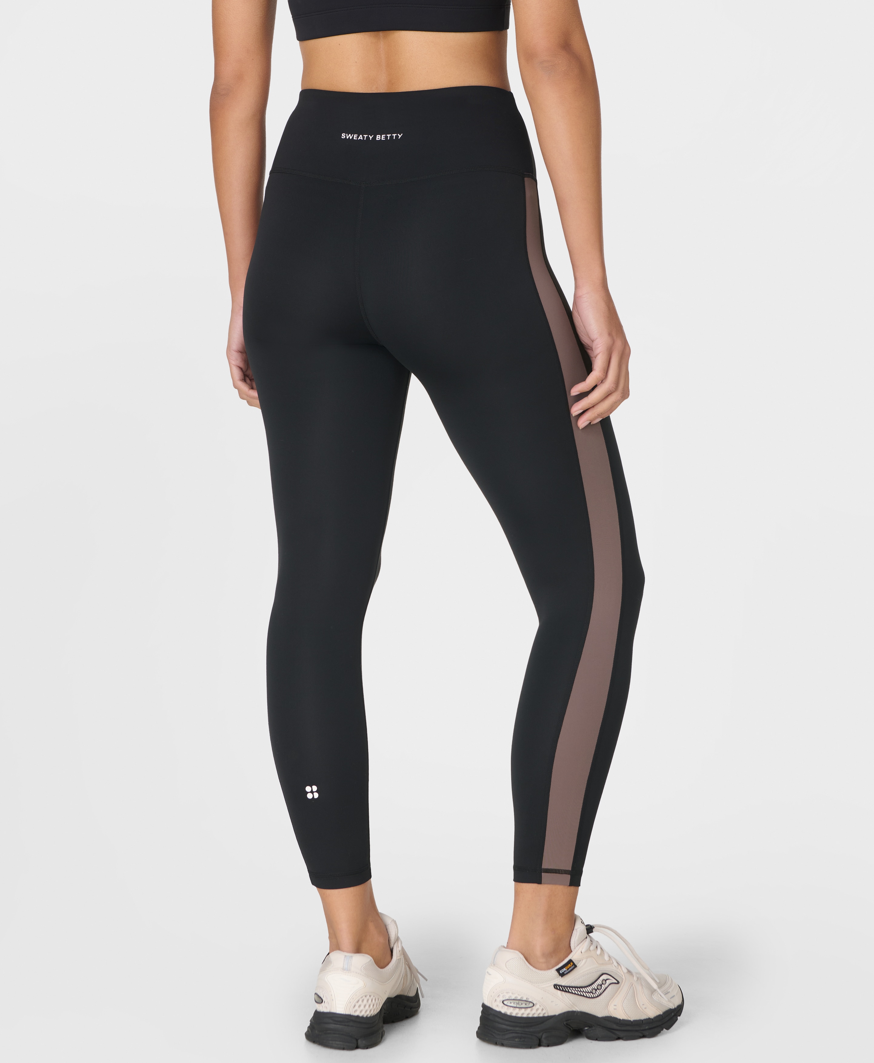 Leggings Compridas de Mulher All Day 7/8 Side Stripe Preto-2