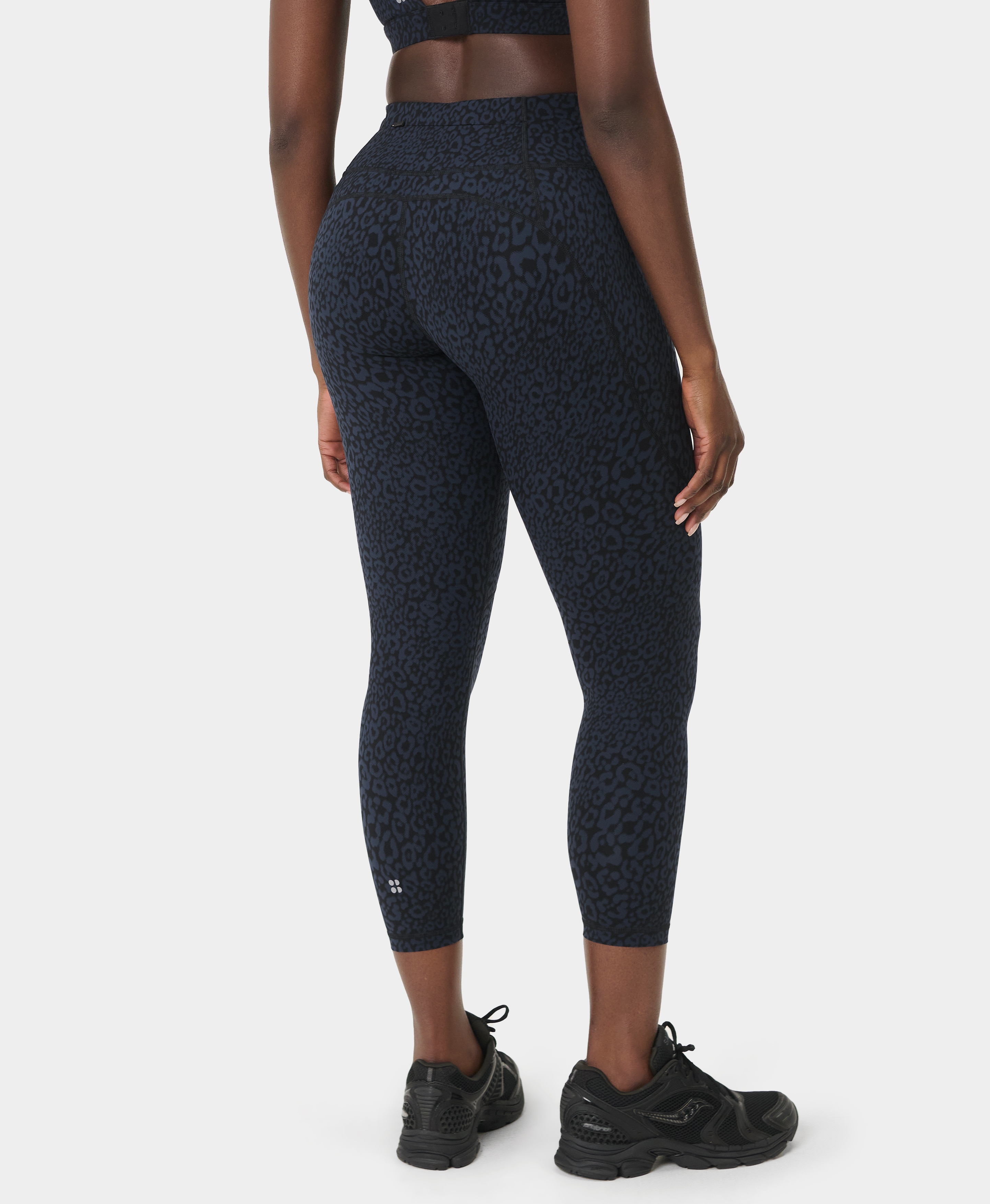 Leggings Compridas de Mulher Power 7/8 Workout Azul-2