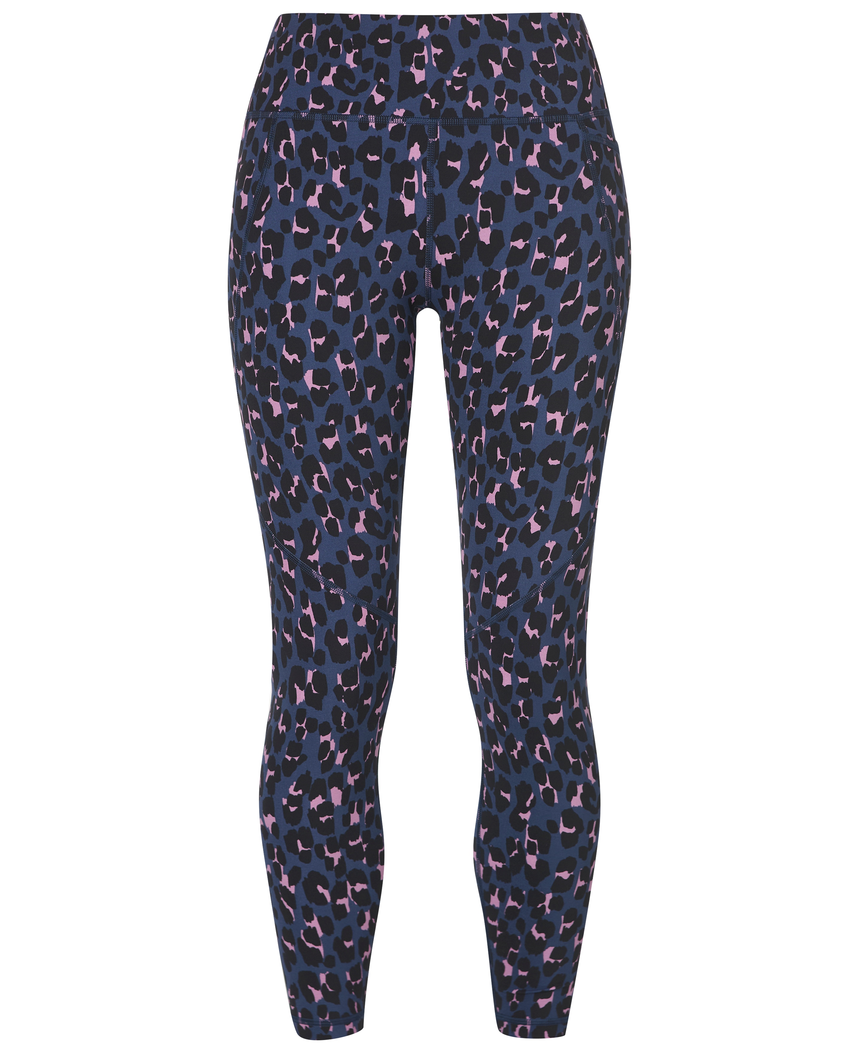 Leggings Compridas de Mulher Power 7/8 Workout Roxo-9