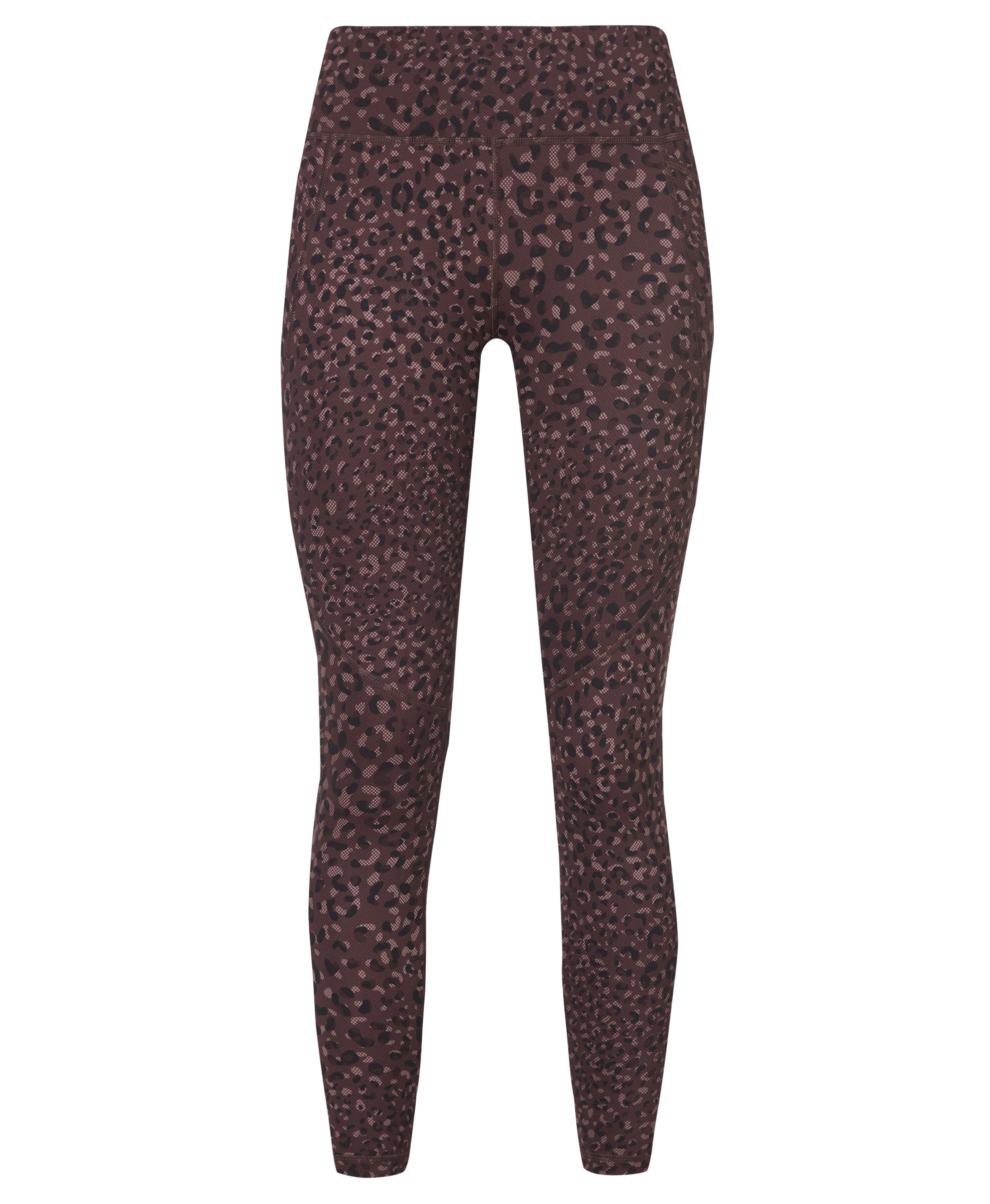 Leggings Compridas de Mulher Power 7/8 Workout Castanho-9