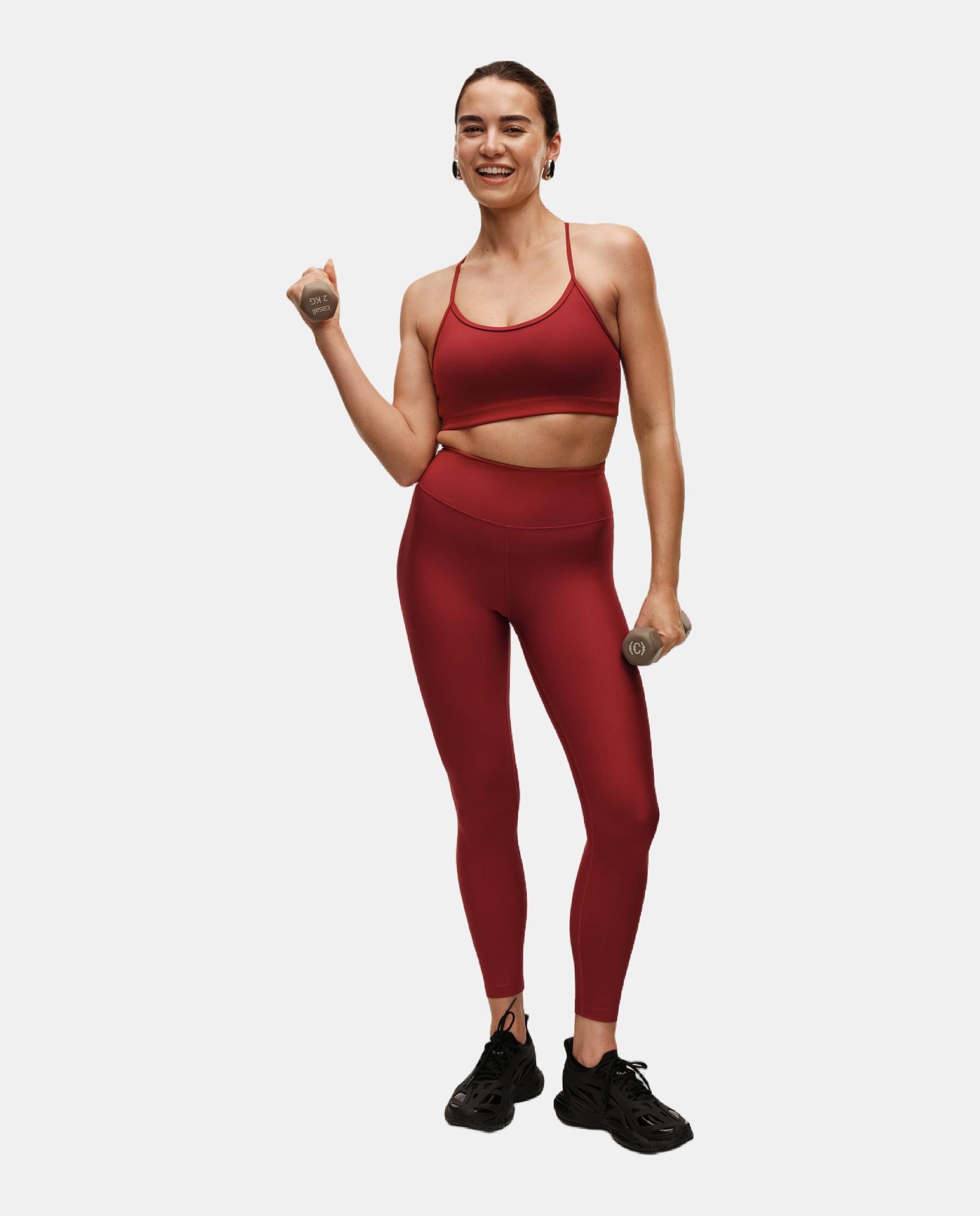 Mallas de Yoga y Pilates de Mujer Casall Graphic High Waist Tights CASALL - Granate Granate-6