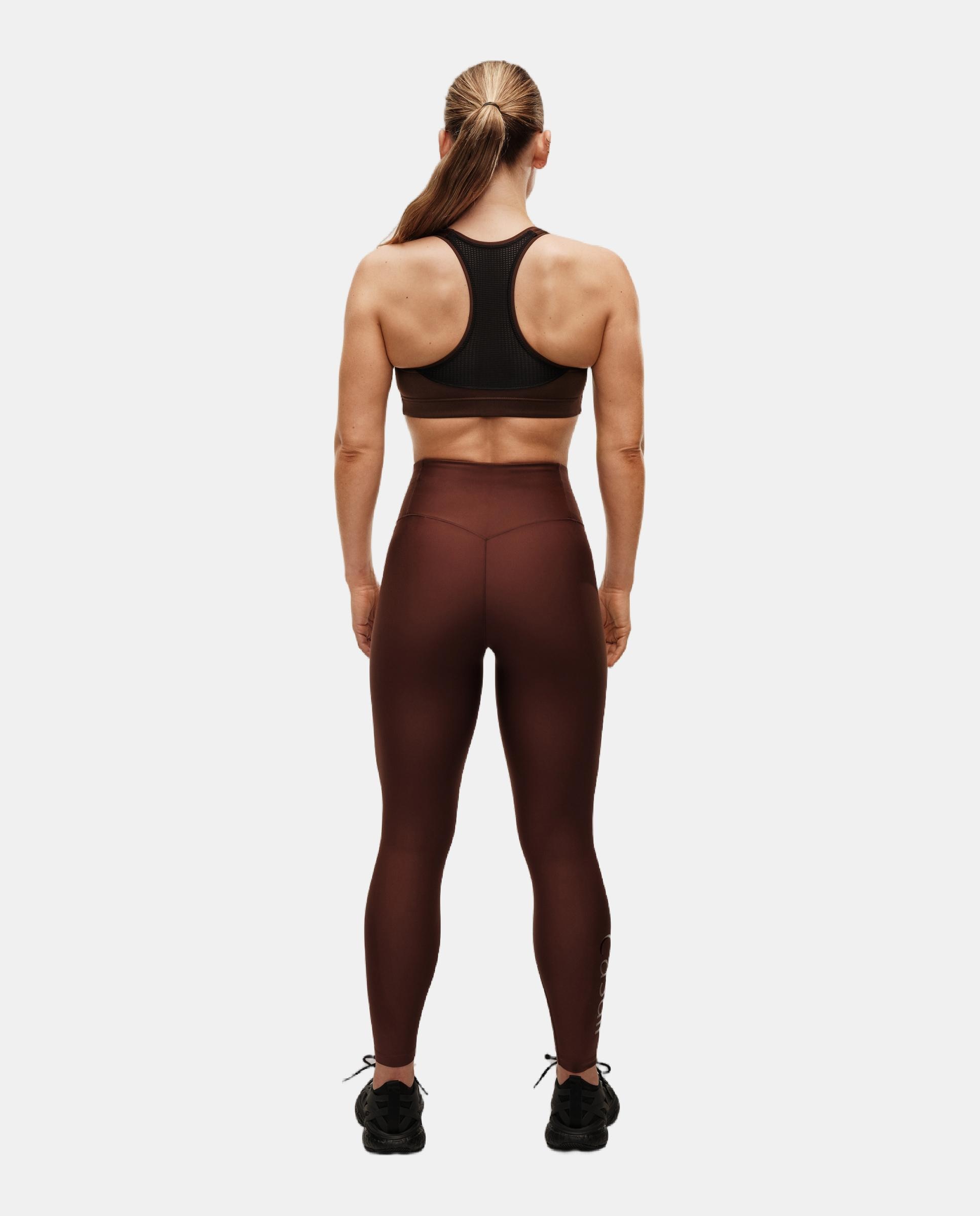 Mallas de Yoga y Pilates de Mujer Casall Graphic High Waist Tights CASALL - Marrón oscuro Marrón oscuro-2