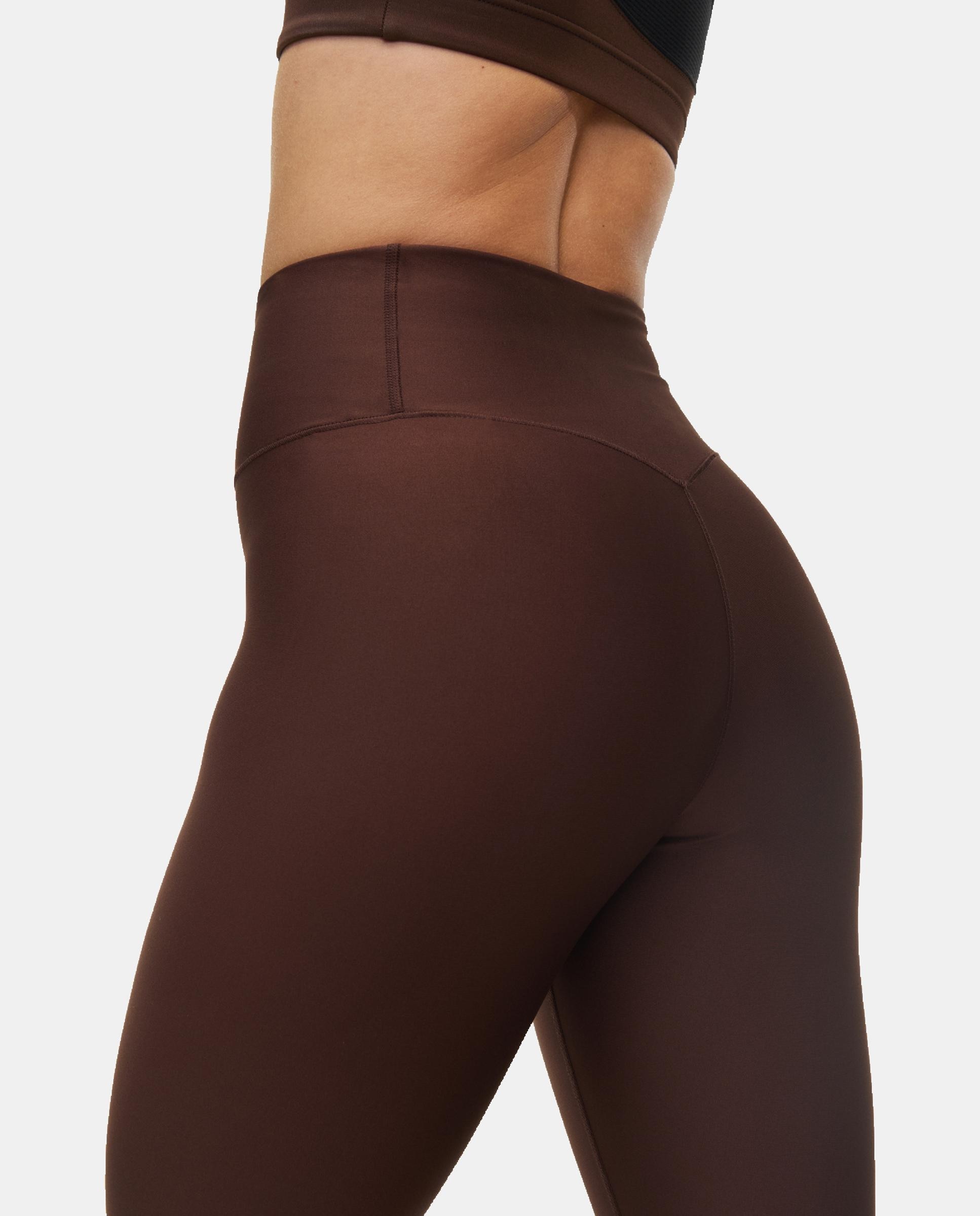 Mallas de Yoga y Pilates de Mujer Casall Graphic High Waist Tights CASALL - Marrón oscuro Marrón oscuro-4